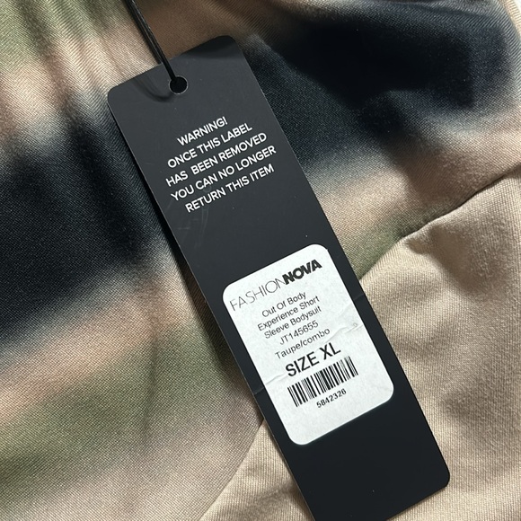 Out Of Body Experience Short Sleeve Bodysuit - Picture 8 of 8